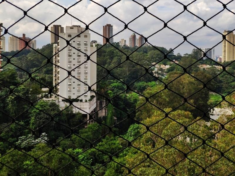 Instalação de rede de segurança em Nossa Senhora das Graças, Uberlândia